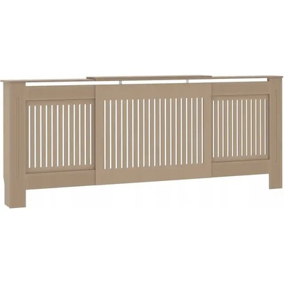 Kryt na radiátor MDF deska 2 x 2 cm hnědý