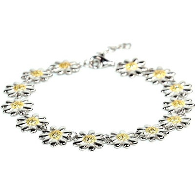 Rafity stříbrný náramek s zirkony B0002-05