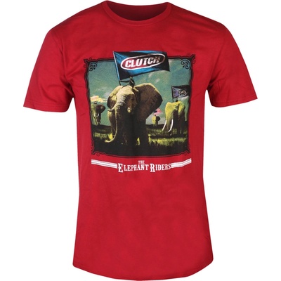 Tričko metal Indiemerch Clutch The Elephant Riders čierne