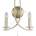 Searchlight 4162-2SB - Стенно осветително тяло ASCONA 2xE14/60W/230V (SR0692)