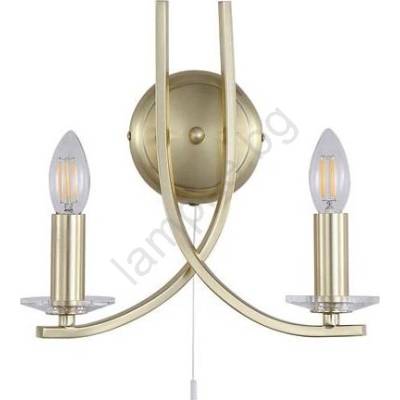 Searchlight 4162-2SB - Стенно осветително тяло ASCONA 2xE14/60W/230V (SR0692)