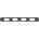 Lanberg 19" cable management AK-1205-B panel 5 rings - type b 1U, black (AK-1205-B)