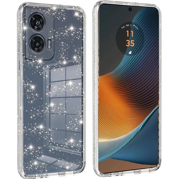 Techsuit trblietavé Motorola Edge 50 Fusion priehľadné