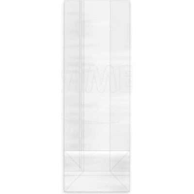 Wimex Vrecko číre (OPP) s obdĺžnikovým dnom 8+4 x 24 cm [100 ks]
