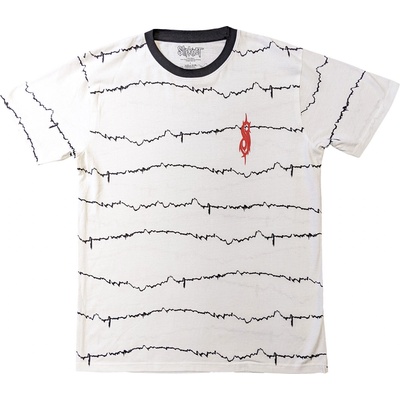 Slipknot The End, So Far Tribal-S & Barcode (Back Print Ringer) White L Риза (<![CDATA[SKTS102MW03]]>)