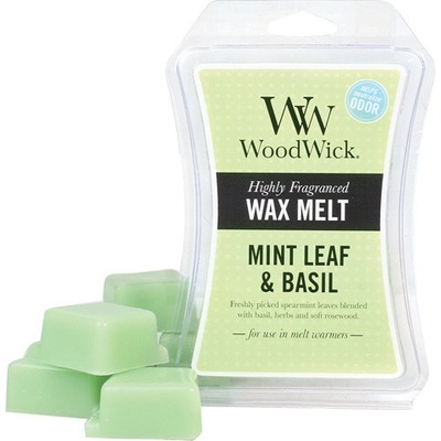 WoodWick vonný vosk Mint leaf Basil 85 g