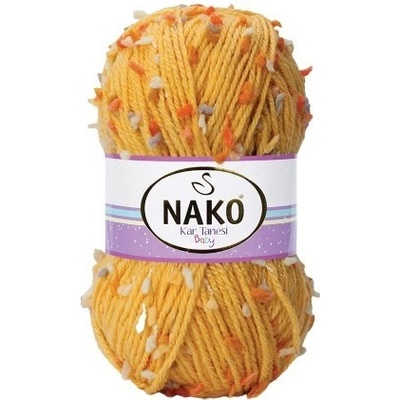 Nako Pletací příze Nako Kar Tanesi Baby 60311 - žlutá