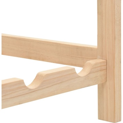 vidaXL Stojan na víno cédrové drevo 57,5x28x102 cm