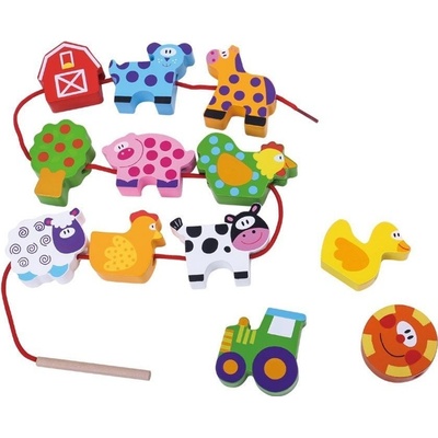 Tooky Toy Prevliekanie Zvieratká z Farmy