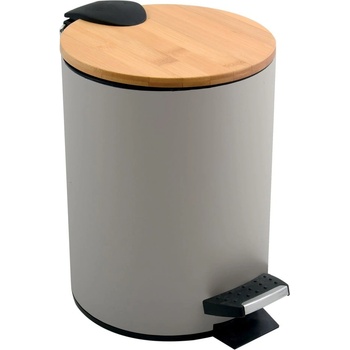 spirella Кафяво-сиво стоманено кошче за боклук с педал 3 l Adonis - Spirella (10.00005)