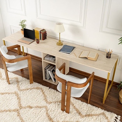 ASG Бюро atlas травертин/злато (8684282978596)