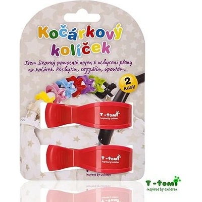 T-TOMI Kočíkový kolíček červená
