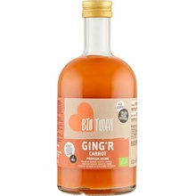 BioToday Ginger prémiový zázvorový nápoj s mrkvou 0,5 l