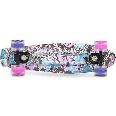 BYOX СКЕЙТБОРД graffiti pink led 22