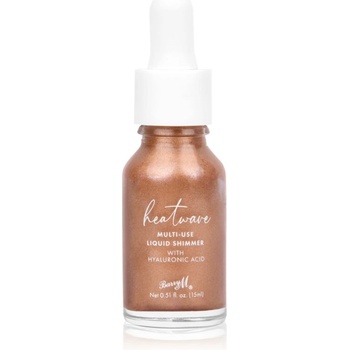 Barry M Heatwave течен хайлайтър с пипета цвят Fiery 15ml