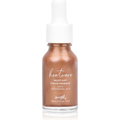 Barry M Heatwave течен хайлайтър с пипета цвят Fiery 15ml