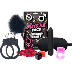 INTOYOU Amour Pack Forbidden Desires - начален комплект с вибратор - 7 части - lovesexshop