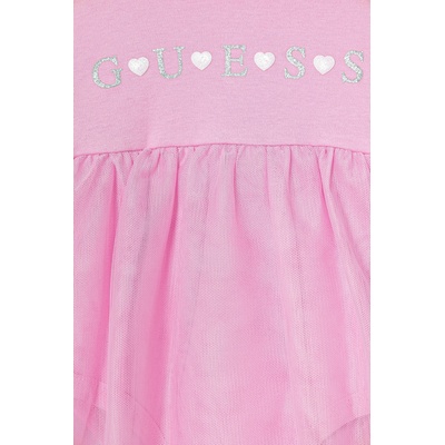 Guess Бебешка памучна рокля Guess (S6RG02.KA6W4.PPY2)