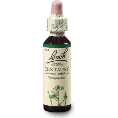 Bachovy květové esence kapky Centaury Zeměžluč lékařská 20 ml