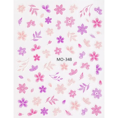 Starnails Samolepky na nehty 5D Flowers MO-348