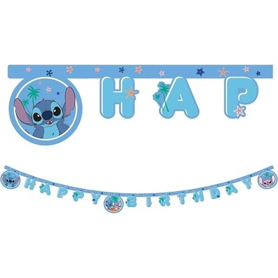 Procos Procos Girlanda Happy Birthday Stitch – Zboží Dáma