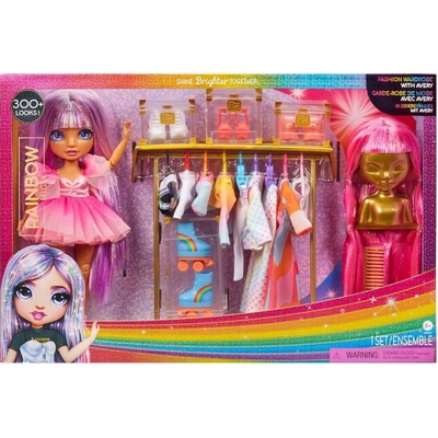 Rainbow High Módní studio Fashion Garderoba s panenkou Avery Styles 428268 – Zbozi.Blesk.cz