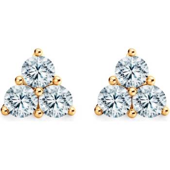 SAVICKI Обеци Fairytale: злато, лабораторни диаманти