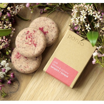 Ponio Pink obnova & ochrana tuhý šampón 30 g