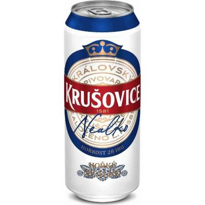 Krušovice Hořké nealko 0,5 l (plech)