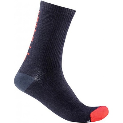 Castelli BANDITO WOOL 18 ponožky saville blue/red