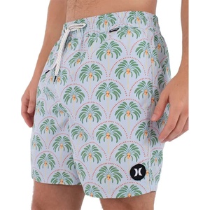 Hurley Бански гащета Hurley Volley Icon Printing Press Palm swimming shorts - White (Auburn)