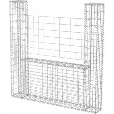 vidaXL Gabionový koš ve tvaru U pozinkovaná ocel 160 x 20 x 150 cm