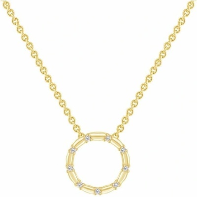 Eppi Zlatý karma přívěsek s diamanty Heidi P40597