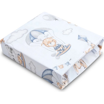 Чаршаф С Ластик Полет В Облаците Щампа - 60X120 См. Sensillo