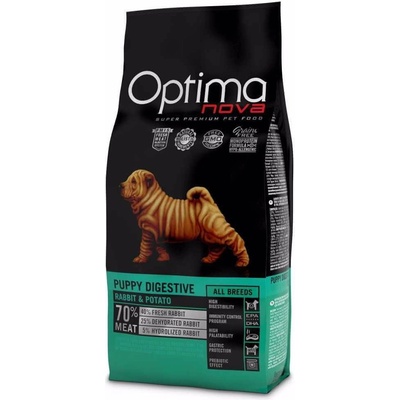 OPTIMAnova dog Puppy DIGESTIVE Grain Free Rabbit 12 kg