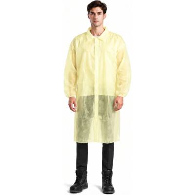 PROFOD SILTEX Jednorazový plášť na suchý zips žltá