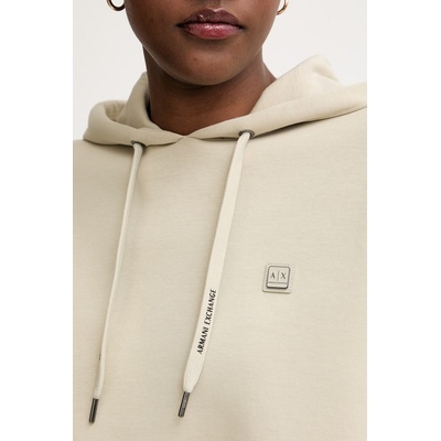 Giorgio Armani суичър с качулка дамски от памук (XW002217.AF10818)