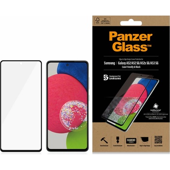 Panzer Стъклен протектор PanzerGlass за Samsung Galaxy A52/ A53 CaseFriendly - Черен