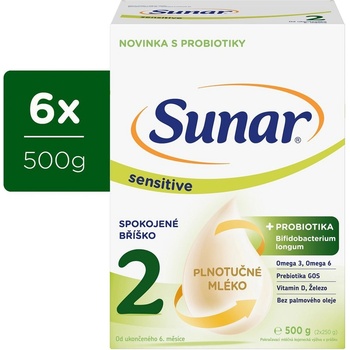 Sunar 2 Sensitive 6 x 500 g