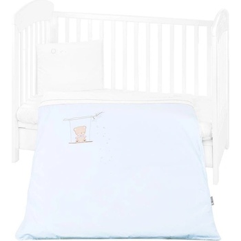 KikkaBoo Бебешки спален комплект с бродерия 5 части Dream Big Blue (kikka-41101050065)