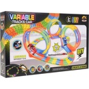 Majlo Toys Svítící autodráha s autíčkem na baterie 148 dílků Variable Tracks