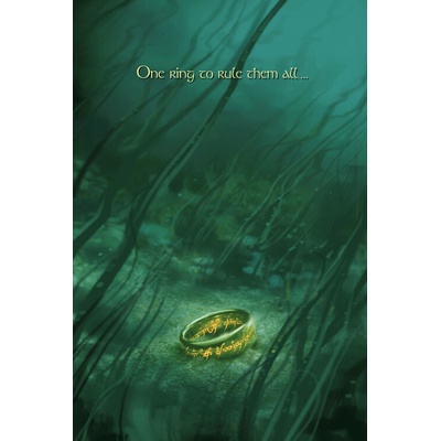 Europosters Plakát, Obraz - Pán prstenů - Jeden prsten vládne všem, 80 × 120 cm