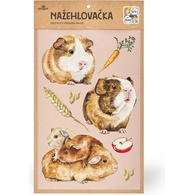 Lesní svět Nažehlovačka L 038 - Morčata