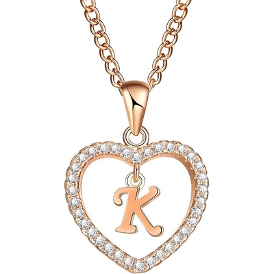 HARAHU Колие Писмо - k / Златно kp5194 (5194)