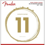 FENDER Струни за акустична китара Fender 11-52 80/20 Dura-Tone® Coated Acoustic Guitar Strings