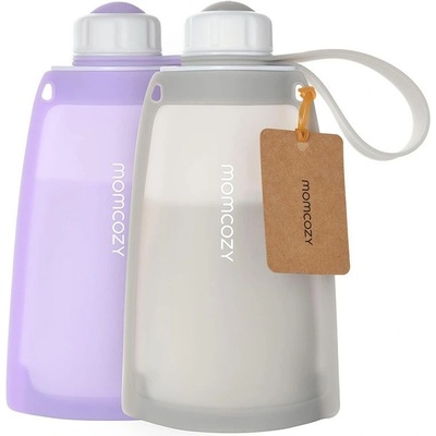 Momcozy Торбички за съхранение на кърма Momcozy - MS010, 2 х 250 ml (MS010-PY00NB-A)