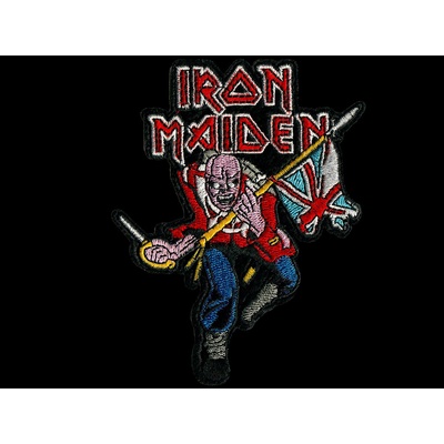 Nášivka IRON MAIDEN vyšívaná zažehlovací
