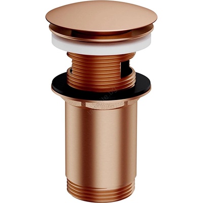 OMNIRES a706cpb - click-clack сифон за мивка, пр. 6, 6 см, матирана мед (on0140)