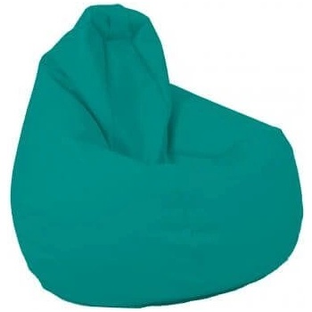 Pufrelax Пуф, круша, 220л. , Nirvana Hobbit - Panama Turcoaz, Водоустойчив, Перящ се калъф, Пълнеж от Полистиролни перли