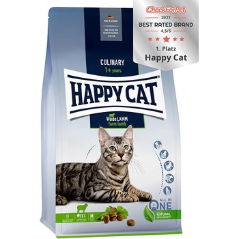 Image 1 of Happy Cat Culinary Adult Pasture-raised Lamm Храна за стерилизирани котки с агнешко
